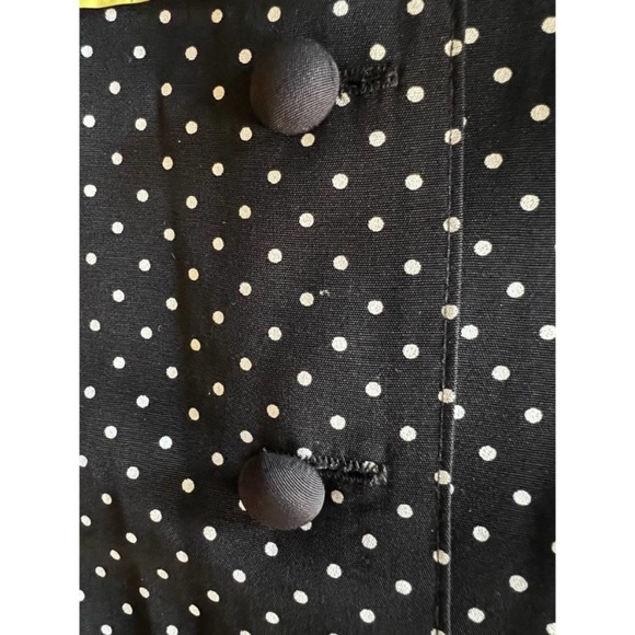 Francine Browner Black and White Polka Dot Womens Vintage Vest Size Medium - Picture 9 of 14